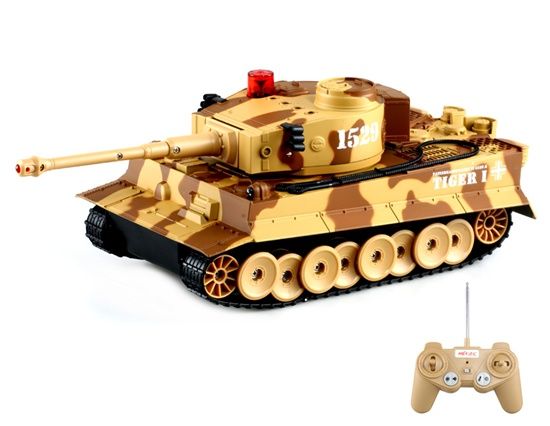 MJX 1529 Simulado Tiger tanque com 350 graus de rotação