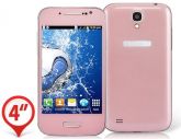 Smartphone com Bluetooth, câmera dupla (rosa e branco)