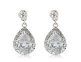 Brinco Gota Cristal