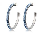 Brinco de Argola Azul